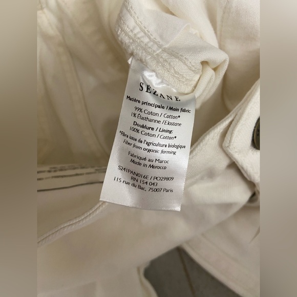NWT Sezane Le New Brut Sexy Ecru Size 2 - Picture 8 of 10